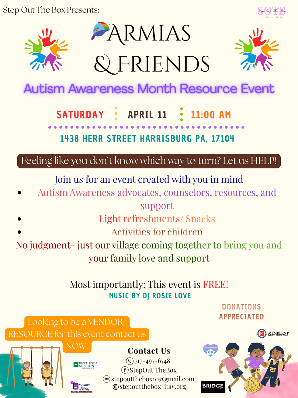 Armias & Friends: Autism Awareness Resource Event