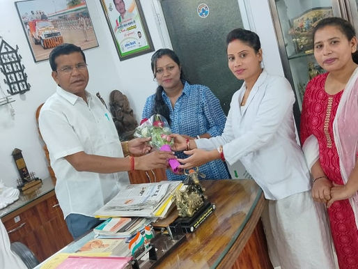 जिला कोंडागांव विधायक माननीय महोदय श्री मोहन मरकाम जी को ज्ञापन सौंपा गया