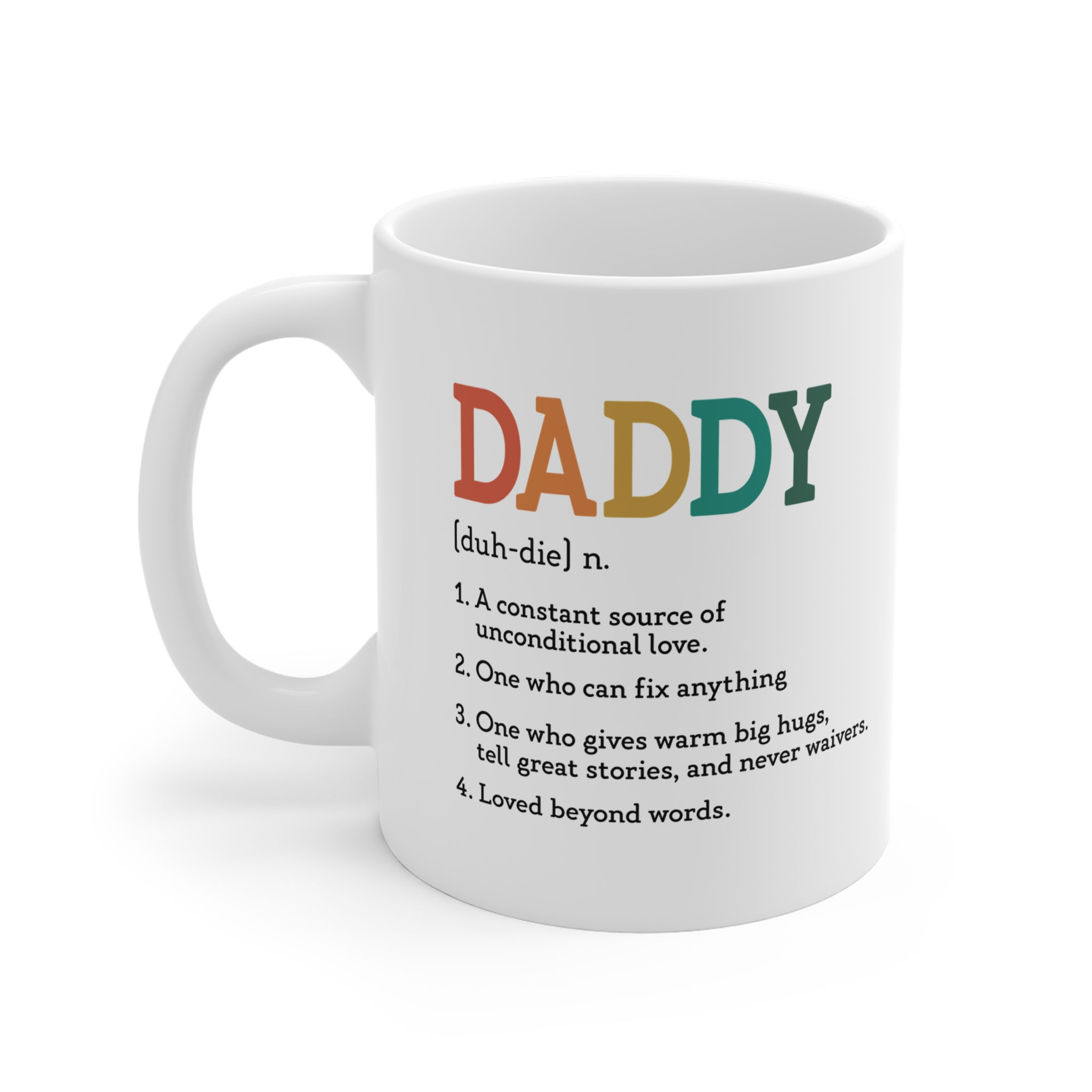 Daddy Ceramic Mug — Cute Minimalist Tea Lover Gift - EU