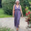 Miniature : Robe longue vichy