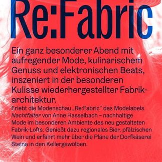 Käse & Catwalk - Eröffnung Fabrik-Loft Re:Fabric