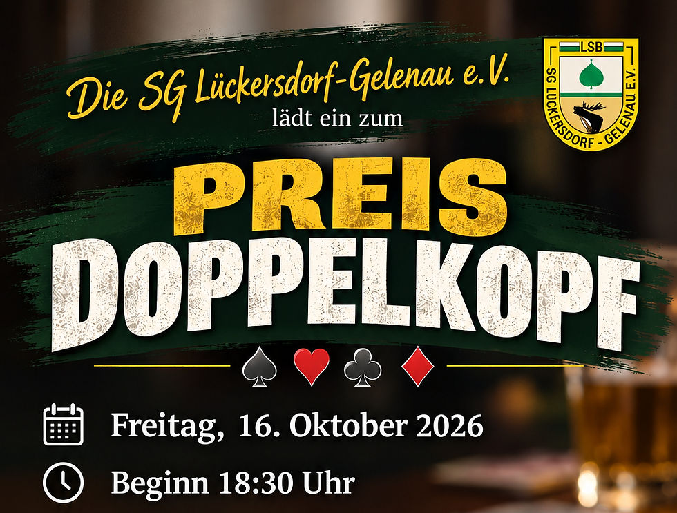 Doppelkopfturnier 16.10.2026