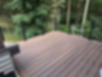 Second story composite deck with cable railing