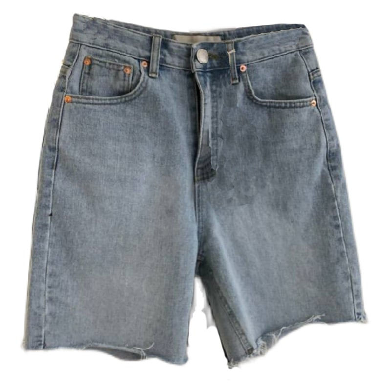 Chic Loose-Fit Denim Shorts