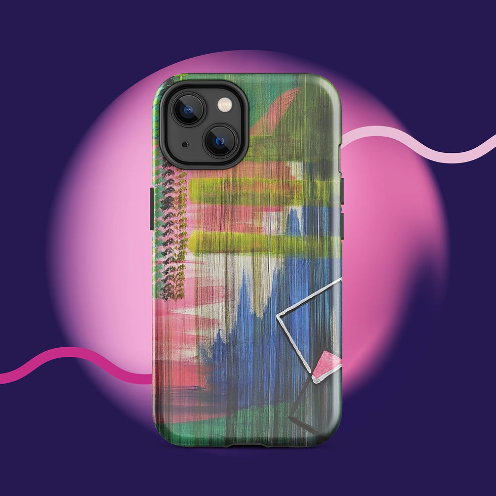 Thumbnail: "Dancing Squares" Tough Case for iPhone®