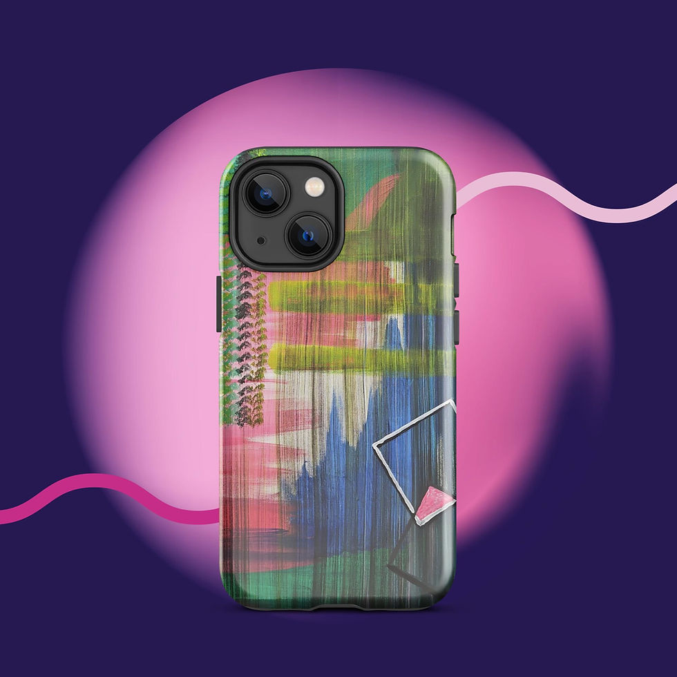 Thumbnail: "Dancing Squares" Tough Case for iPhone®