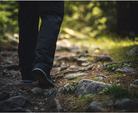 Walking on Trail