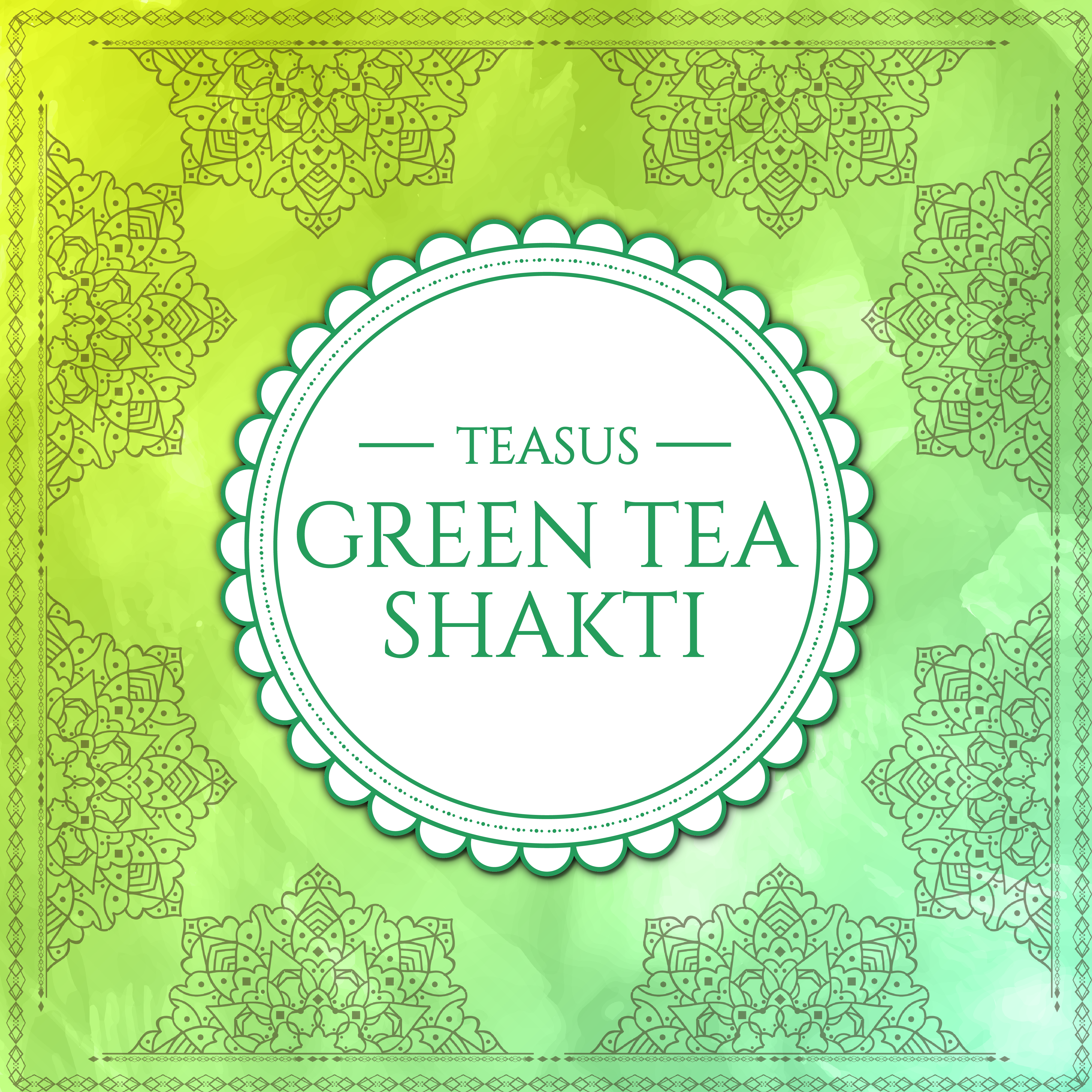 Teasus Green Tea Shakti: Re-energising blend of Tulsi and turmeric with Ginger