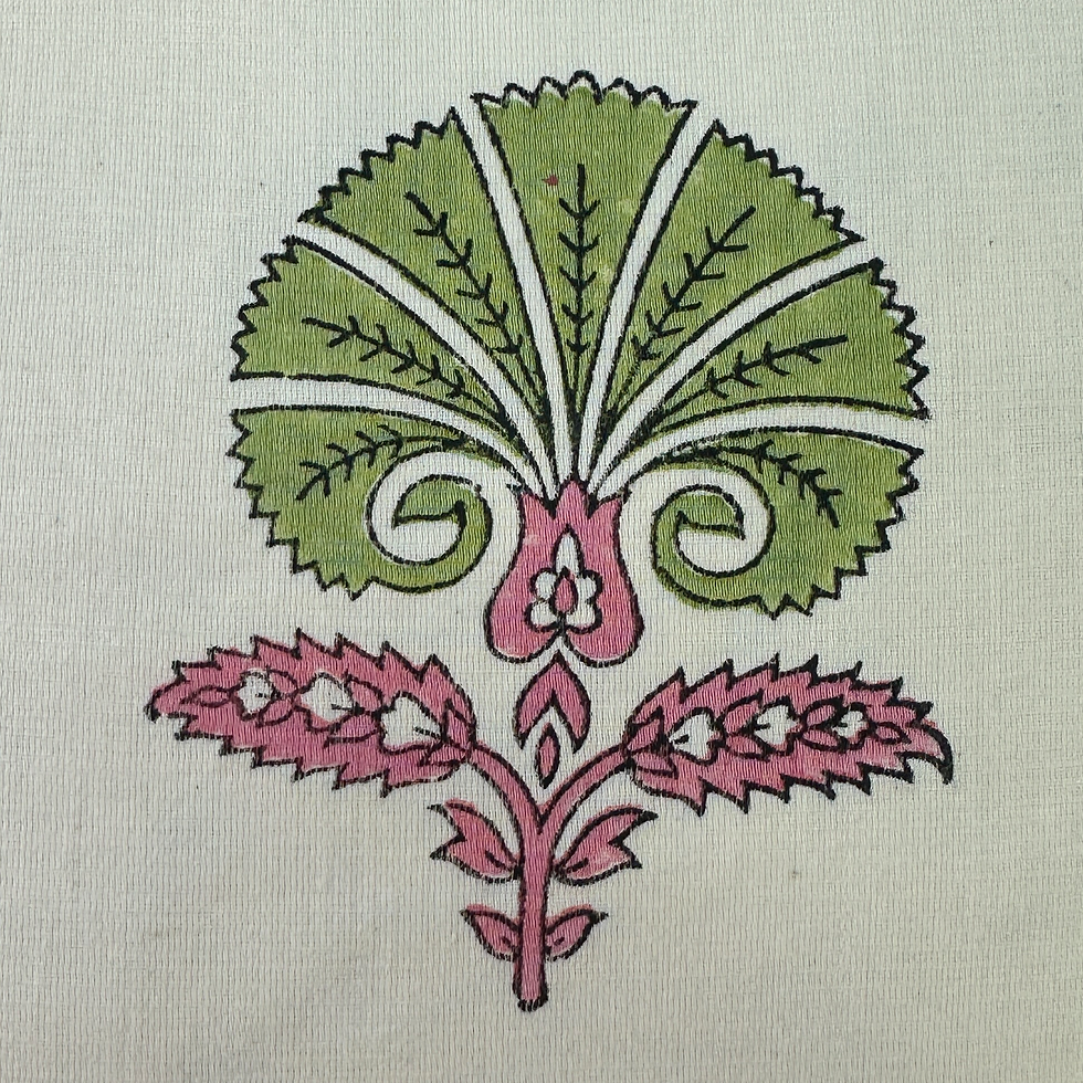 Thumbnail: Gulbagh Cushion - Navya Pink & Pistachio Green