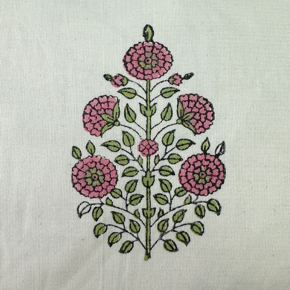 Thumbnail: Gulbagh Cushion - Navya Pink & Pistachio Green