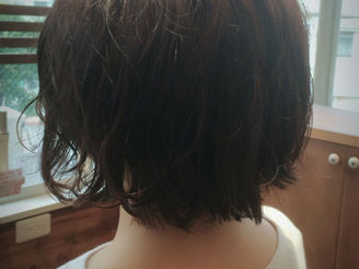 毎朝楽チンお手入れ簡単ボブ
