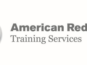 American Red Cross Training Services logo featuring a red cross symbol and text in gray font.