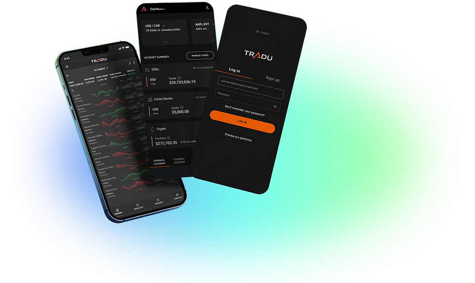 Visuals of Tradu SuperApp