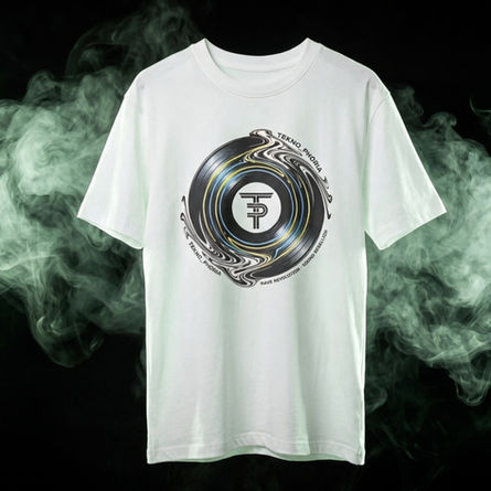 TEKNOPHORIA Vinyl Warp Rave Revolution Classic Fit Tee