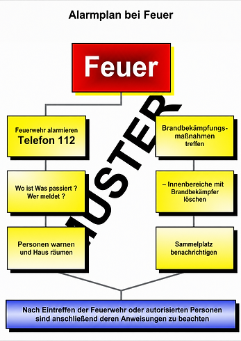 Musterfoto von Alarmplan