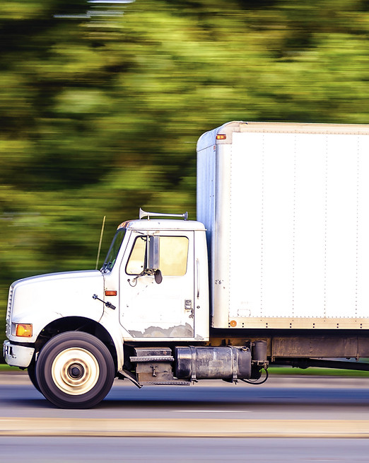White Delivery Truck