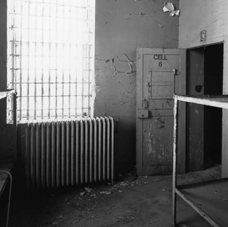 inside a jail cell
