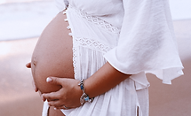pregnant belly women using hypnosis for birth