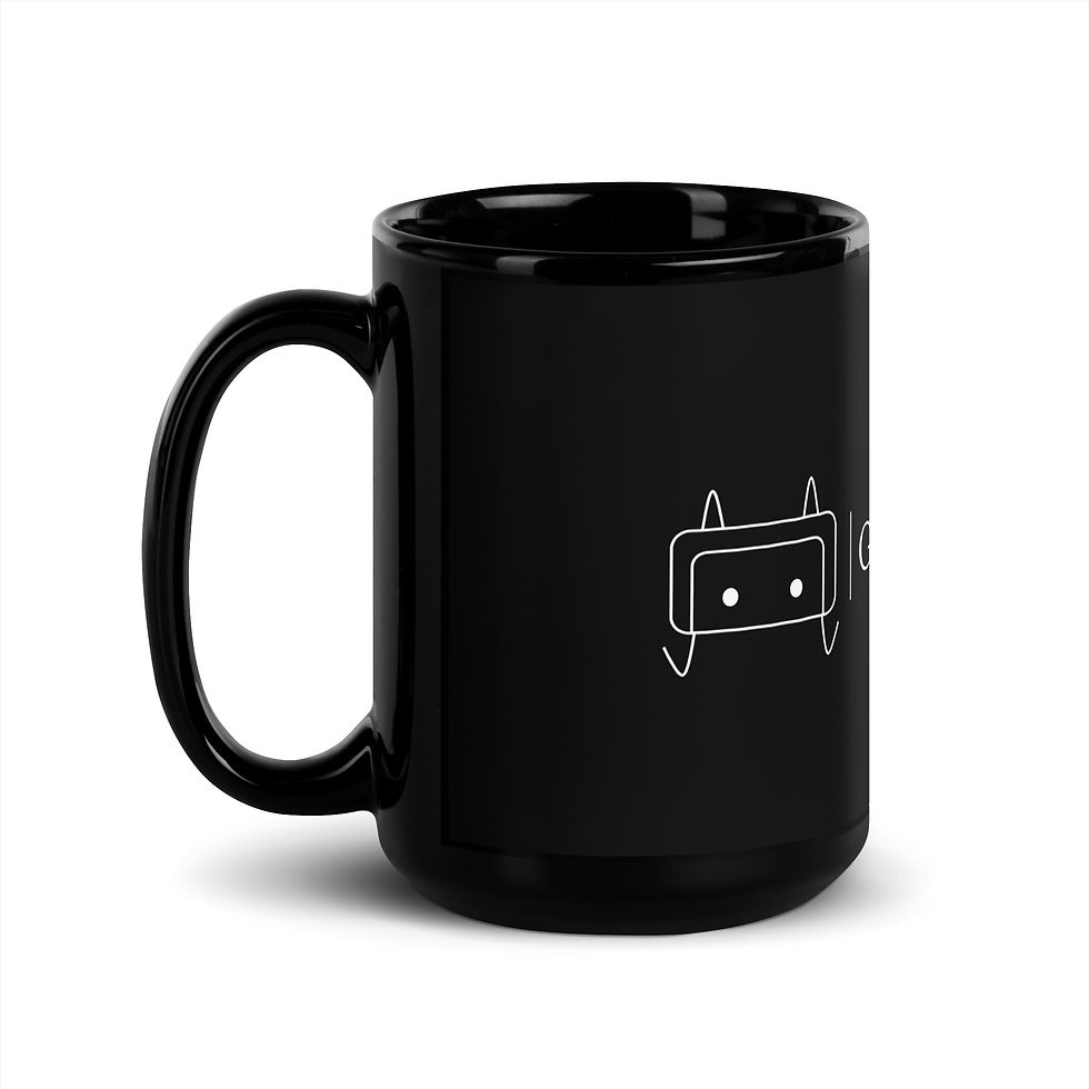 Thumbnail: Mug | Black - GogoStellar Logo