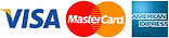 Logo Visa, Mastercard, American Express