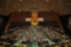 Image source: Wikimedia Commons, United Nations General Assembly Hall (3).jpg, by Basil D Soufi, licensed under Creative Commons Attribution-Share Alike 3.0 Unported