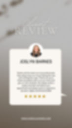 Joslyn Barnes 5-star review for professional cleaning services