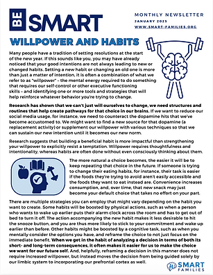 Be Smart Willpower 2025 Cover