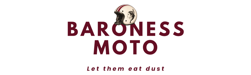 Baroness Moto logo for motorcycle parts and accessories