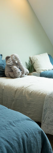 La deuxième Chambre de l'étage de la villa de vacances à l'ambiance naturelle et Zen
Villa Ty Amor en Bretagne dans le Finistère