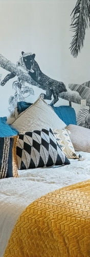 Villa de Vacance , Villa Ty Amor, Ambiance ethnique pour cette grande et belle chambre.
Bretagne , finistère