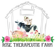 rose therapeutic farm logo