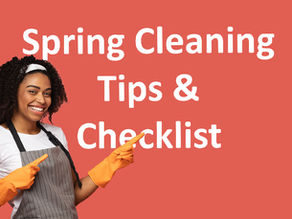 Spring Cleaning Tips & Checklist for a Sparkling Home!