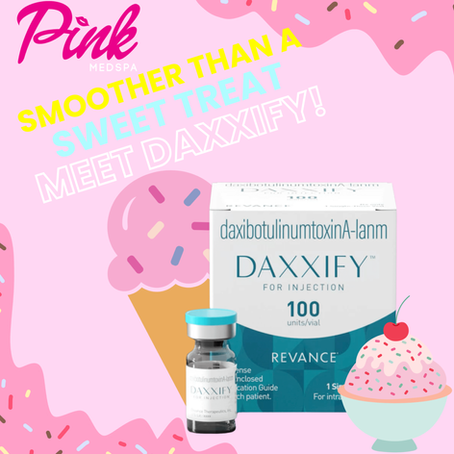 DAXXIFY box with sweet treats, cool down the wrinkles with Daxxify