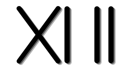Eleven One One in Roman numerals 