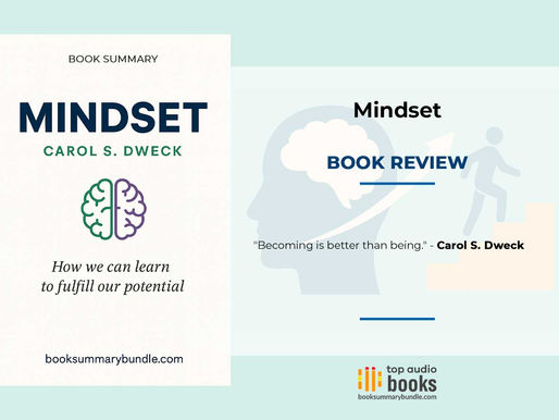 Book Summary 'Mindset' by Carol Dweck