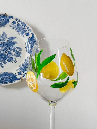 calici dipinti a mano con amore made in Italy ottima idea regalo