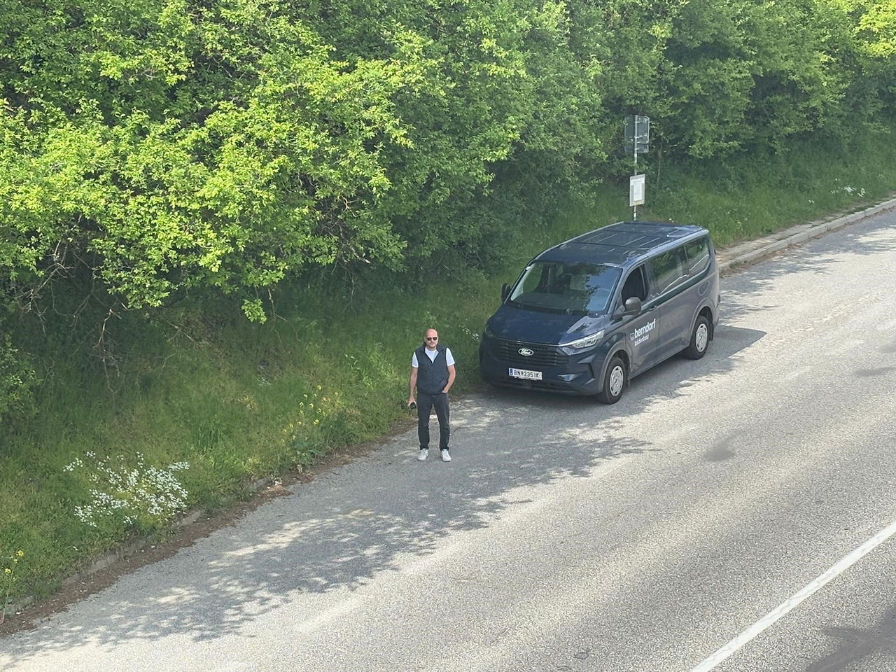 CFO Helmut Krumböck war mit dem Servicebus stets einsatzbereit.