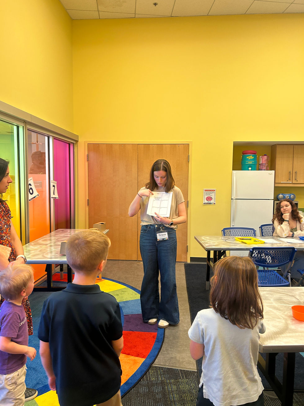 Getting ready to explore with Research Assistant Grace!