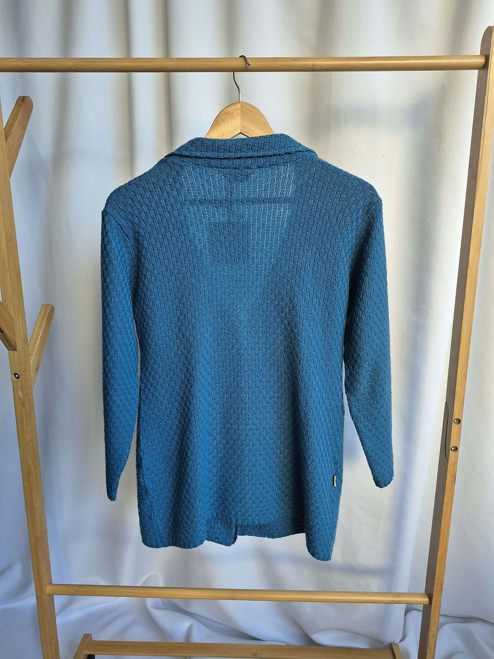 Miniatura: Saco tejido azul 