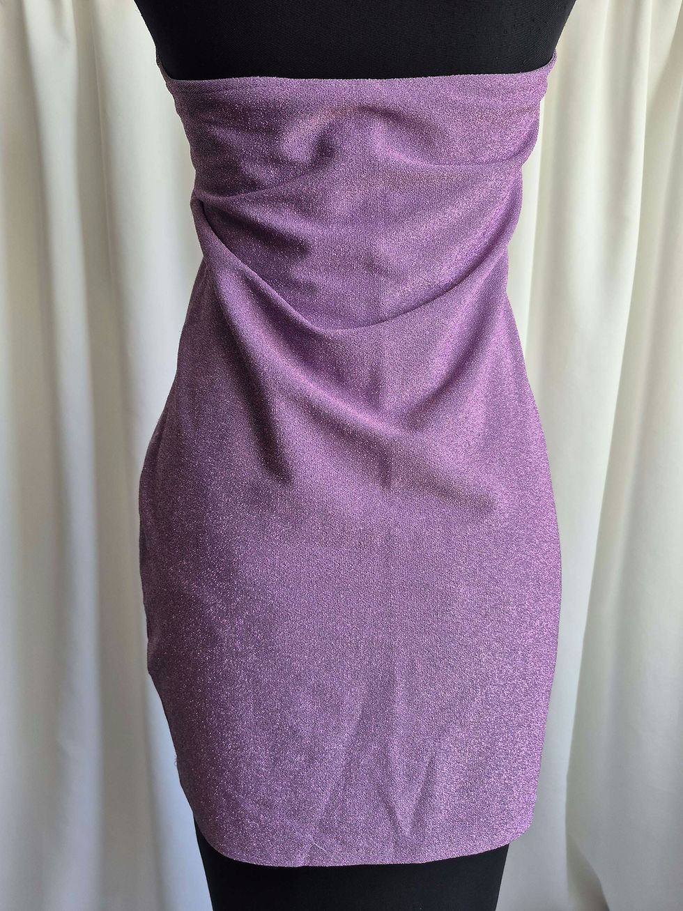 Miniatura: Vestido corto lurex 