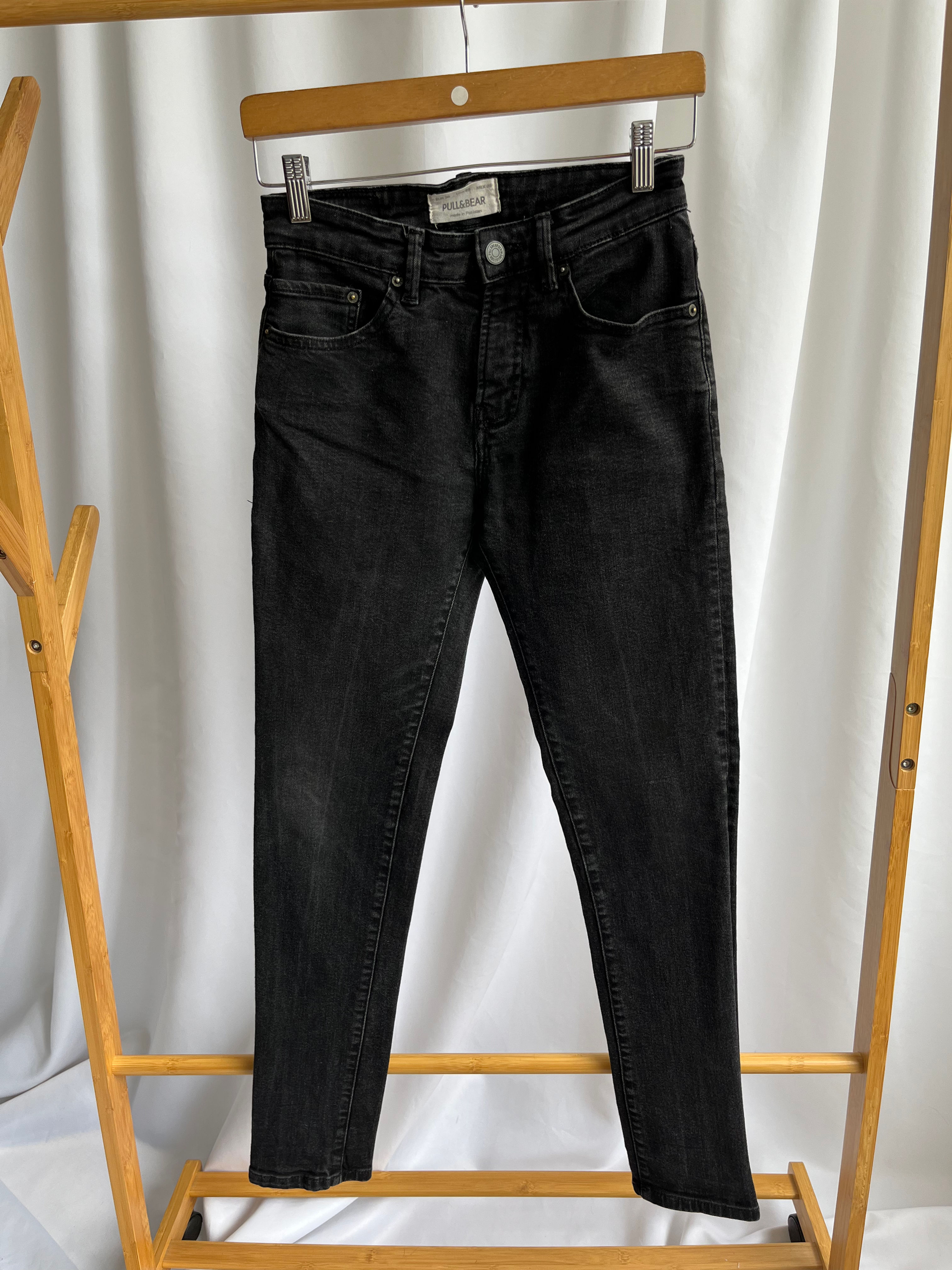 Pantalón jean negro, skinny