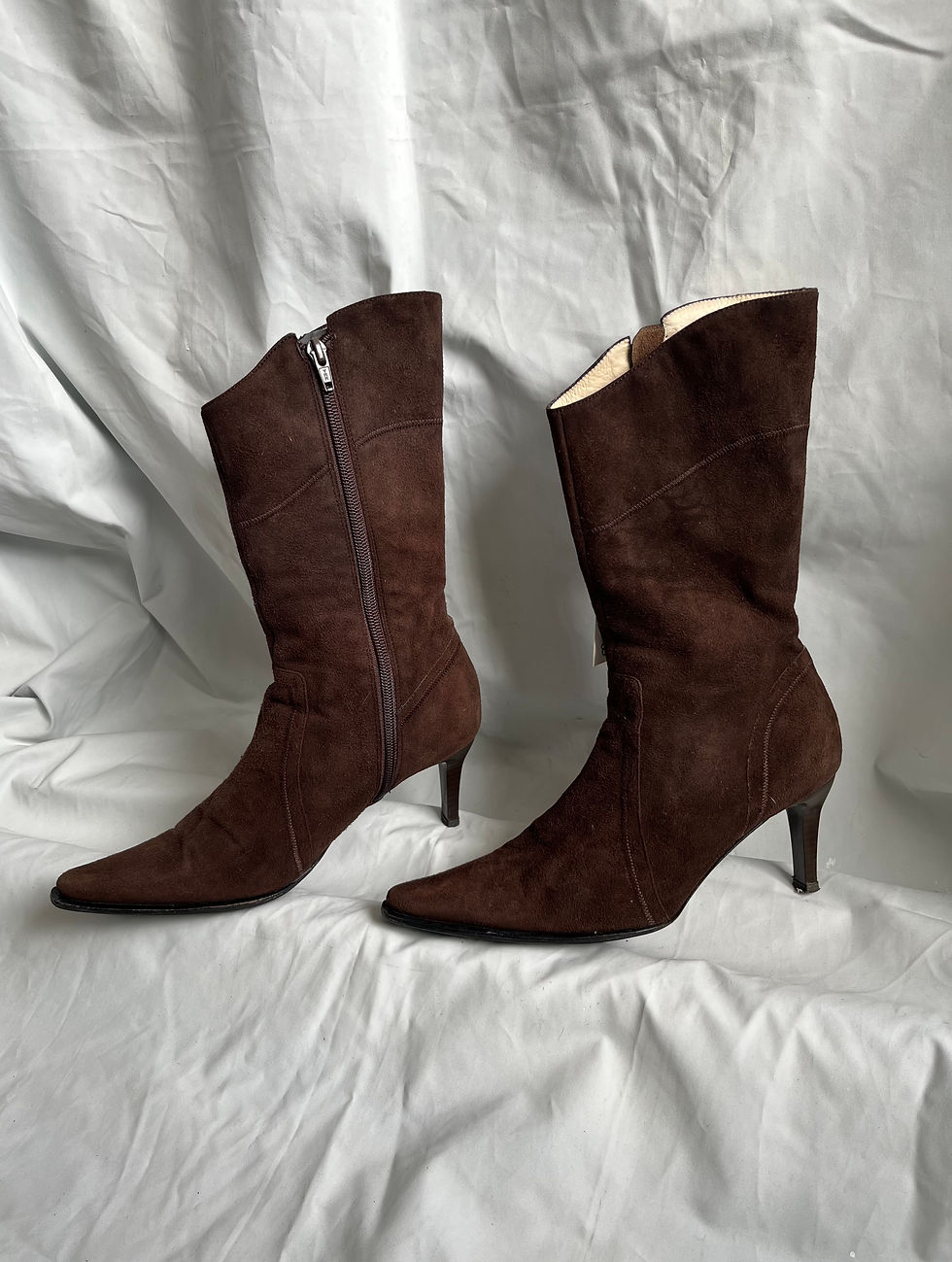 Miniatura: Botas de gamuza marrón 