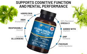 Prowise Vegan Omega 3 DHA - Algae Oil w/Vitamin E