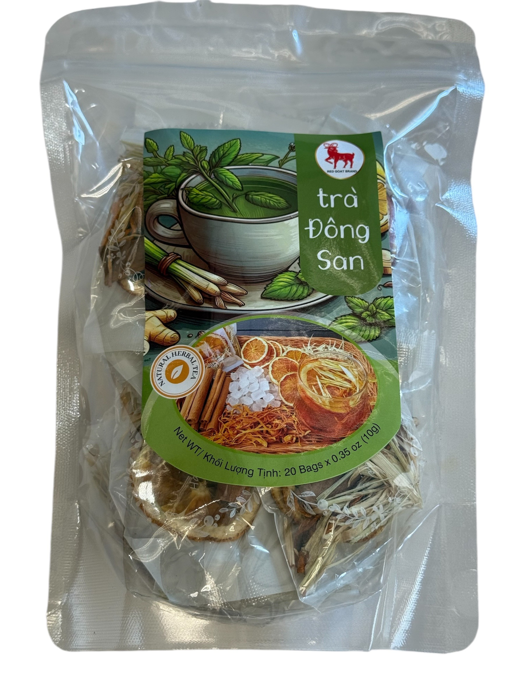 Orange Cordyceps Tea Shachet