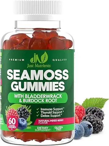 SEA MOSS GUMMIES W/BLADDERWRACK & BURDOCK ROOT