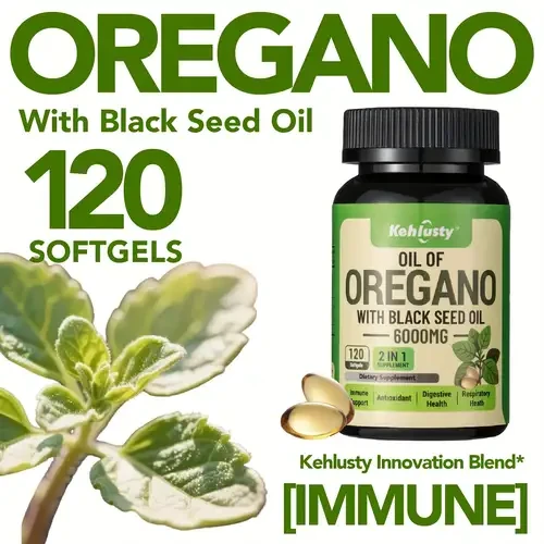 KEHLUSTY OIL OF OREGANO WITH BLACKSEED 6000MG
