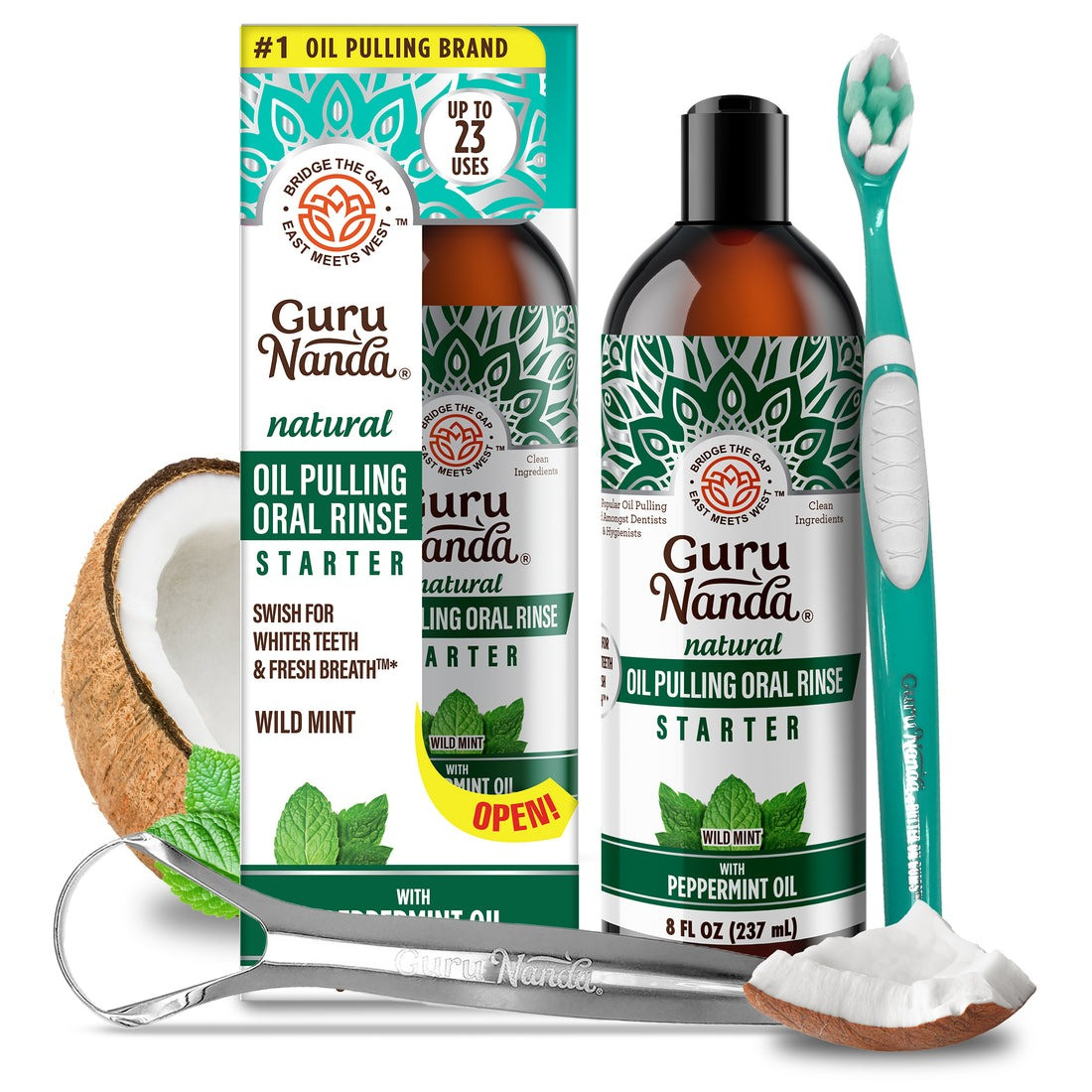 Guru Nanda Natural Oil Pulling Oral Rinse