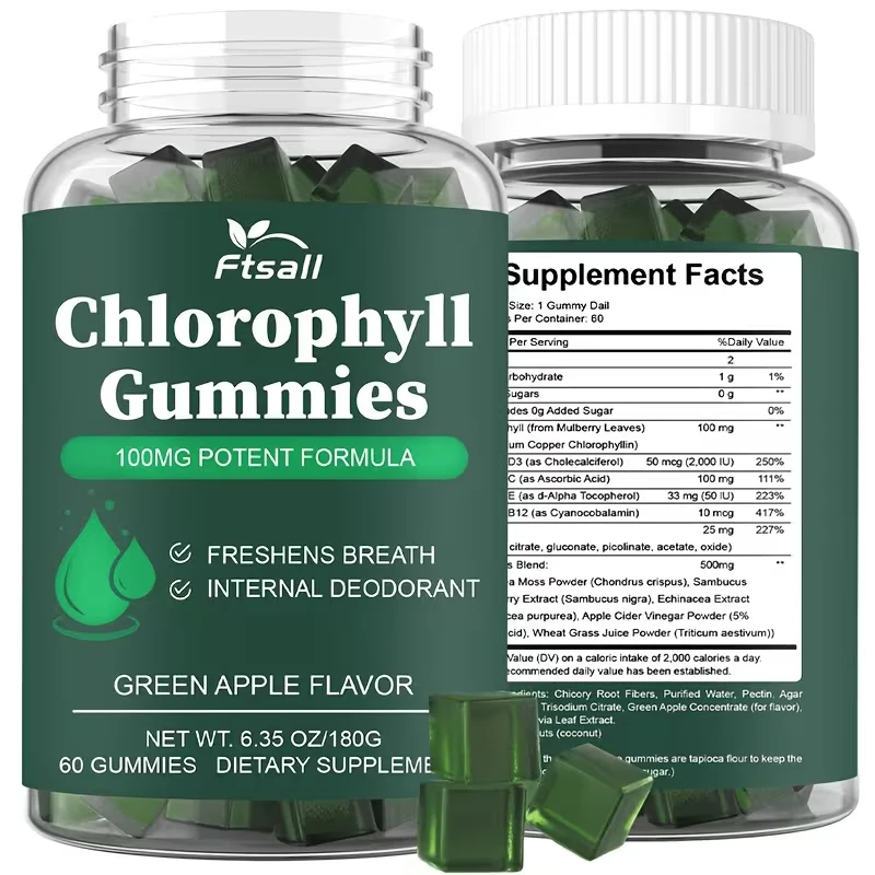 Ftsall CHLOROPHYLL GUMMIES 100MG