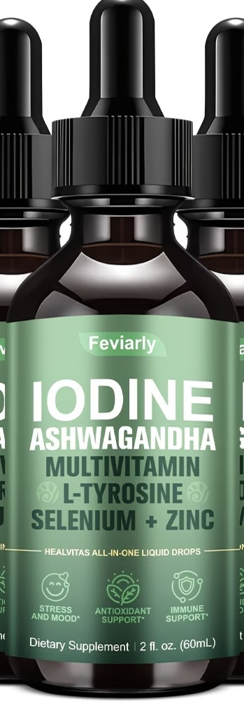 IODINE ASWAGHANDA MULTI VITAMINS L-TYROSINE SELENIUM ZINC