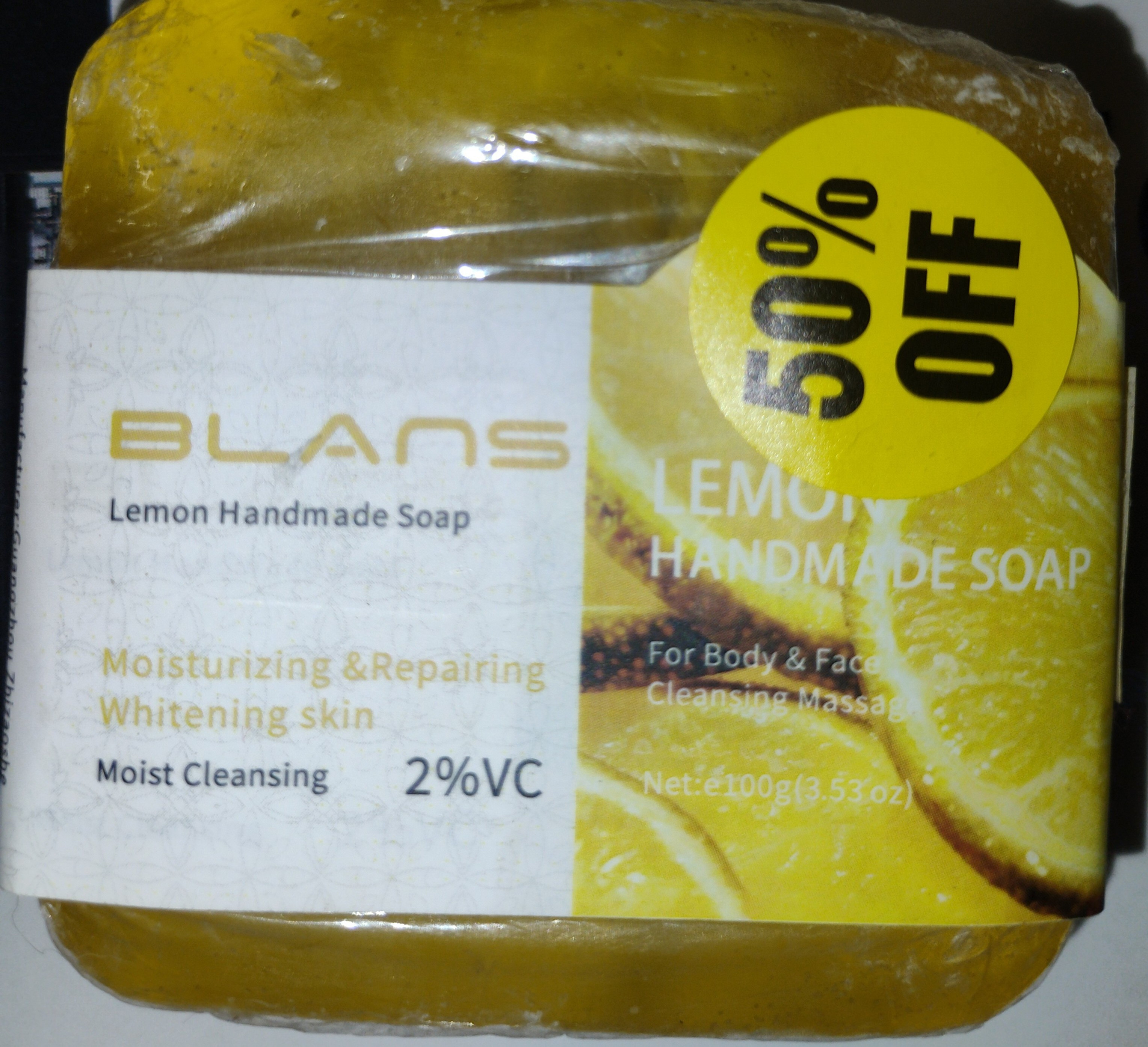 Blans Lemon Handmade Soap